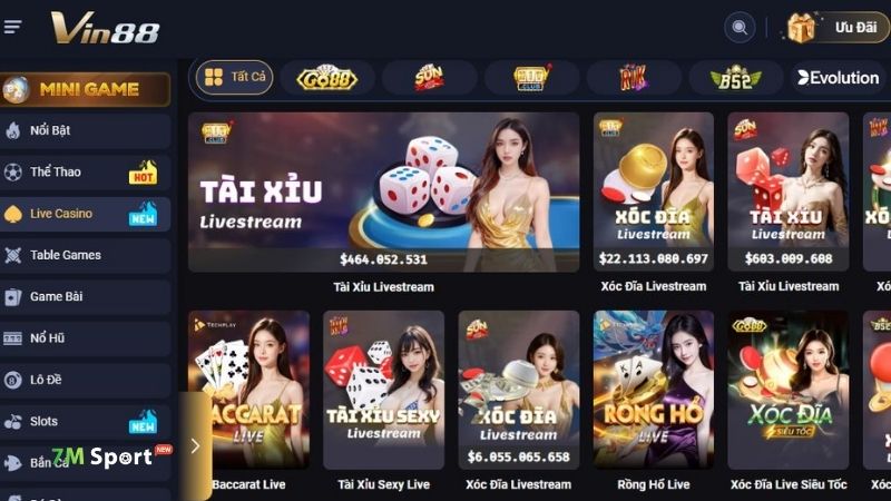 Sản phẩm nhà cái siêu đồ sộ